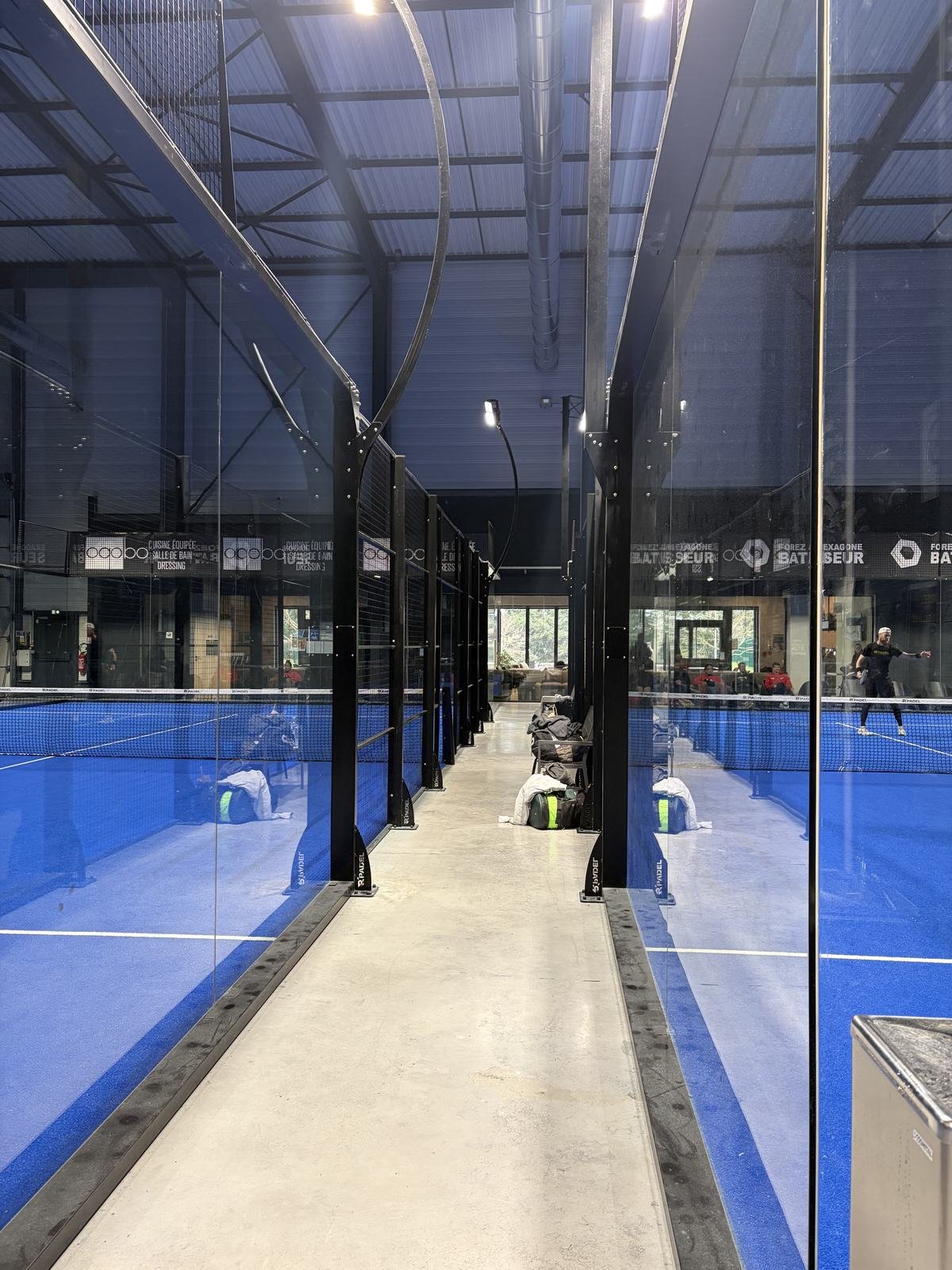 Les terrains de padel